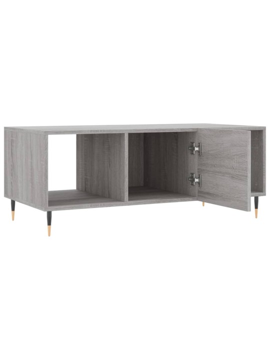Konferenční stolek šedý sonoma 102x50x40 cm kompozitní dřevo