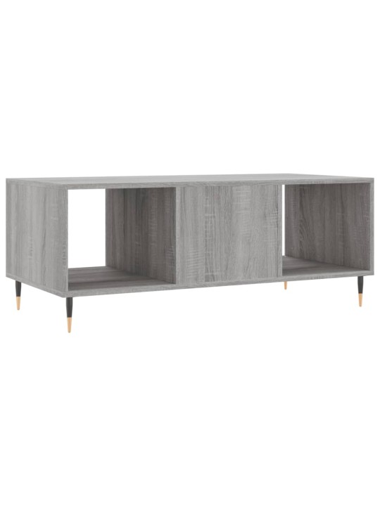 Konferenční stolek šedý sonoma 102x50x40 cm kompozitní dřevo