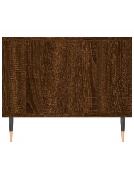 Konferenční stolek hnědý dub 102 x 50 x 40 cm kompozitní dřevo
