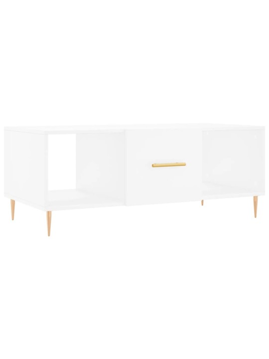 Konferenční stolek bílý 102 x 50 x 40 cm kompozitní dřevo