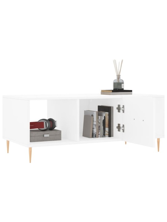 Konferenční stolek bílý 102 x 50 x 40 cm kompozitní dřevo