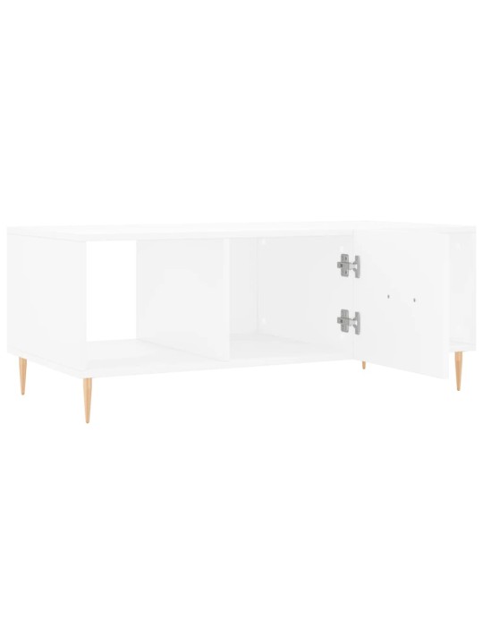 Konferenční stolek bílý 102 x 50 x 40 cm kompozitní dřevo