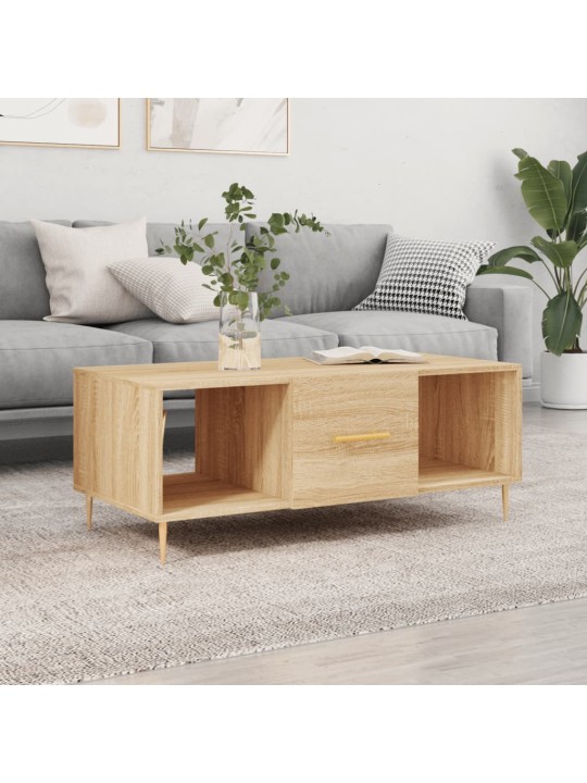 Konferenční stolek dub sonoma 102 x 50 x 40 cm kompozitní dřevo
