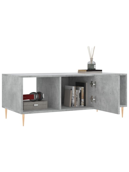 Konferenční stolek betonově šedý 102x50x40 cm kompozitní dřevo