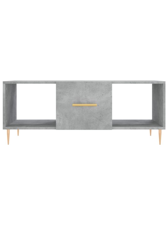 Konferenční stolek betonově šedý 102x50x40 cm kompozitní dřevo
