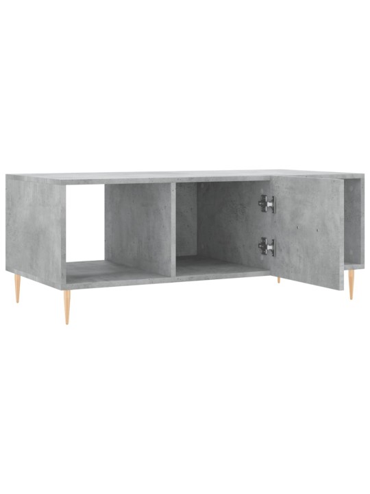 Konferenční stolek betonově šedý 102x50x40 cm kompozitní dřevo