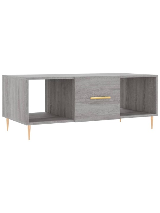 Konferenční stolek šedý sonoma 102x50x40 cm kompozitní dřevo
