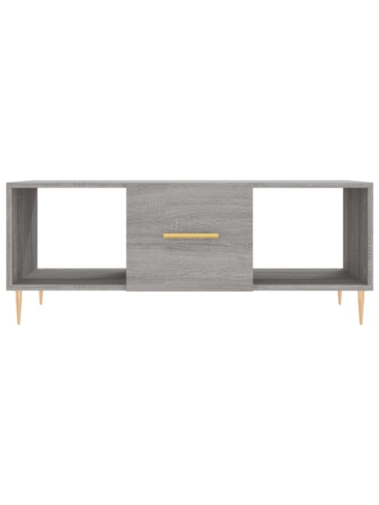 Konferenční stolek šedý sonoma 102x50x40 cm kompozitní dřevo