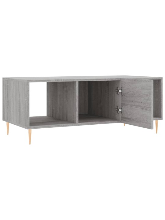 Konferenční stolek šedý sonoma 102x50x40 cm kompozitní dřevo