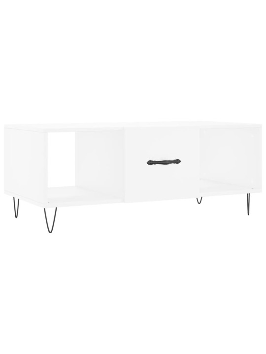 Konferenční stolek bílý 102 x 50 x 40 cm kompozitní dřevo