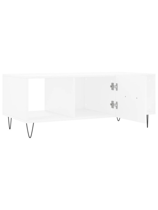 Konferenční stolek bílý 102 x 50 x 40 cm kompozitní dřevo