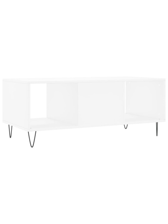 Konferenční stolek bílý 102 x 50 x 40 cm kompozitní dřevo