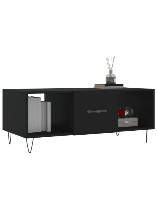 Konferenční stolek černý 102 x 50 x 40 cm kompozitní dřevo
