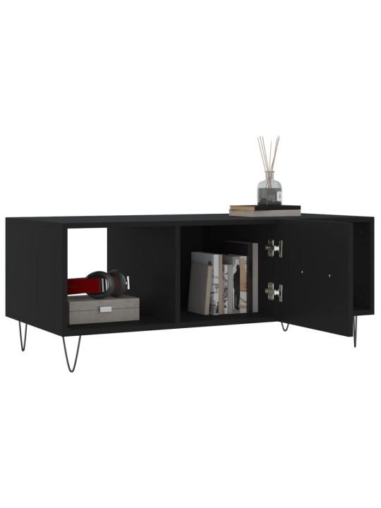 Konferenční stolek černý 102 x 50 x 40 cm kompozitní dřevo