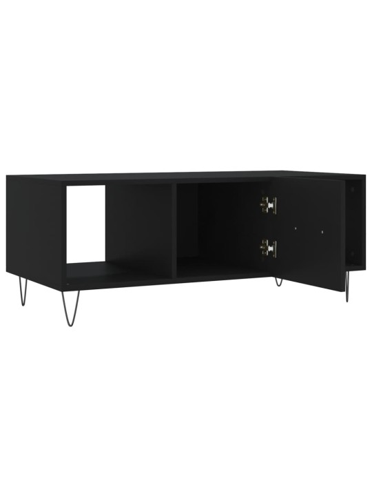 Konferenční stolek černý 102 x 50 x 40 cm kompozitní dřevo