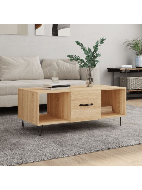 Konferenční stolek dub sonoma 102 x 50 x 40 cm kompozitní dřevo
