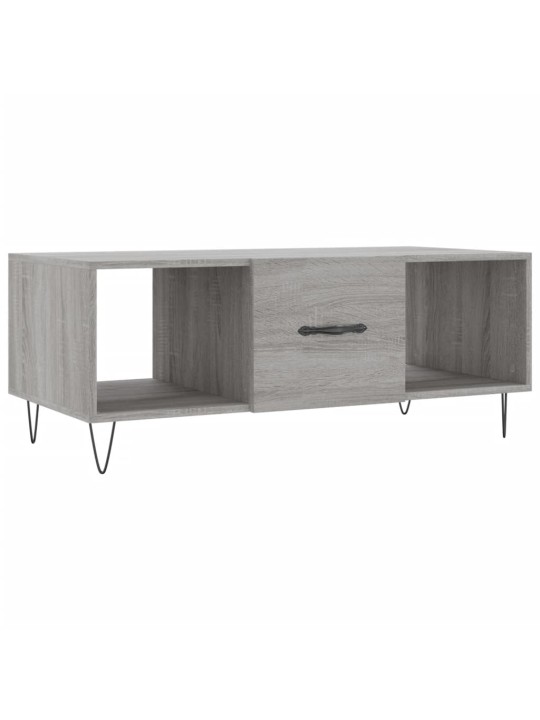 Konferenční stolek šedý sonoma 102x50x40 cm kompozitní dřevo