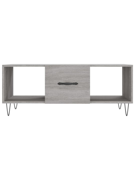 Konferenční stolek šedý sonoma 102x50x40 cm kompozitní dřevo