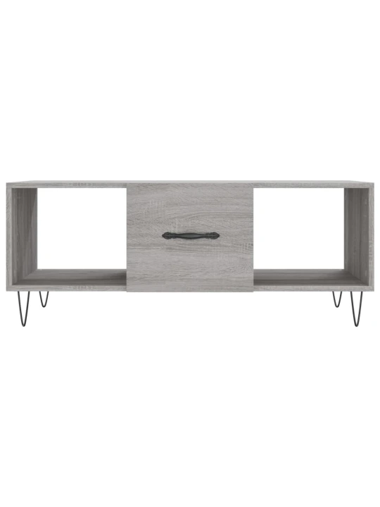 Konferenční stolek šedý sonoma 102x50x40 cm kompozitní dřevo