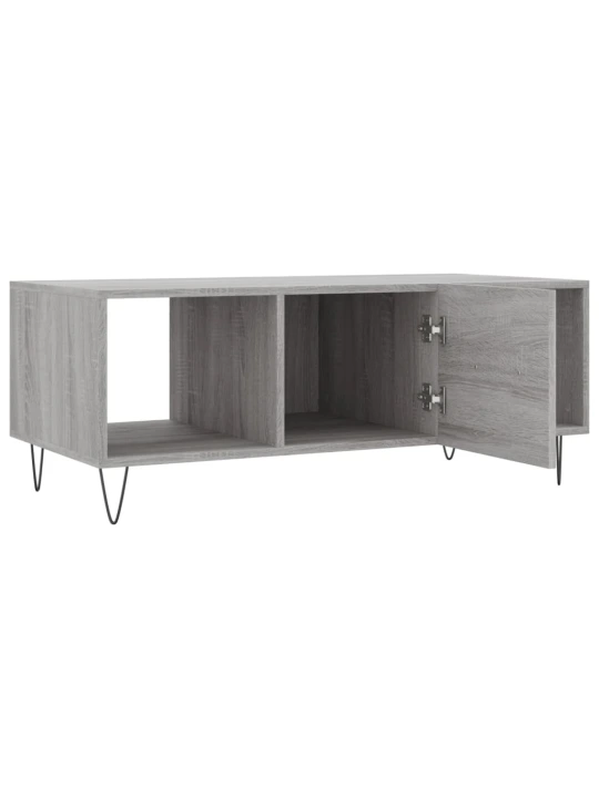 Konferenční stolek šedý sonoma 102x50x40 cm kompozitní dřevo
