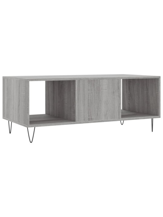 Konferenční stolek šedý sonoma 102x50x40 cm kompozitní dřevo