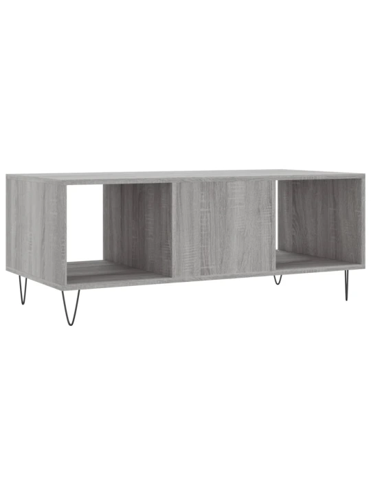 Konferenční stolek šedý sonoma 102x50x40 cm kompozitní dřevo