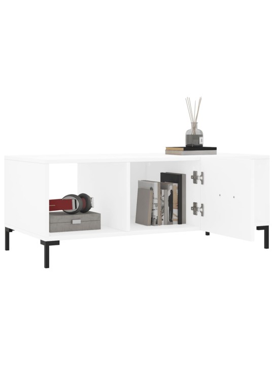 Konferenční stolek bílý 102 x 50 x 40 cm kompozitní dřevo