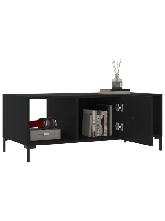 Konferenční stolek černý 102 x 50 x 40 cm kompozitní dřevo