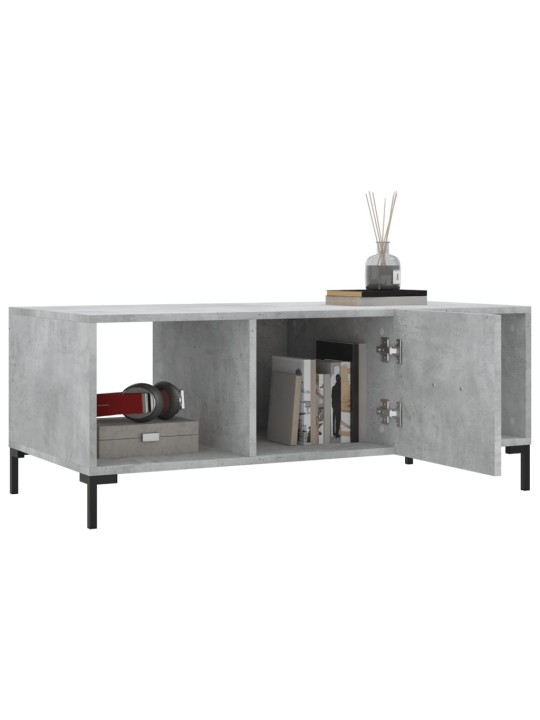 Konferenční stolek betonově šedý 102x50x40 cm kompozitní dřevo