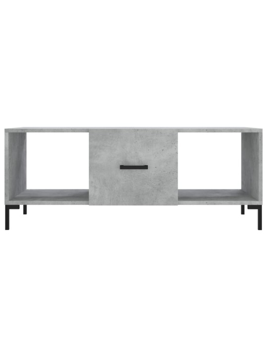 Konferenční stolek betonově šedý 102x50x40 cm kompozitní dřevo