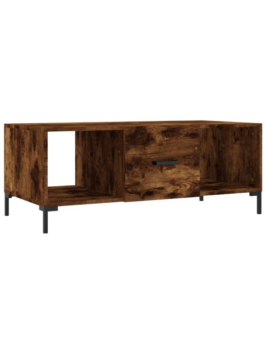 Konferenční stolek kouřový dub 102x50x40 cm kompozitní dřevo