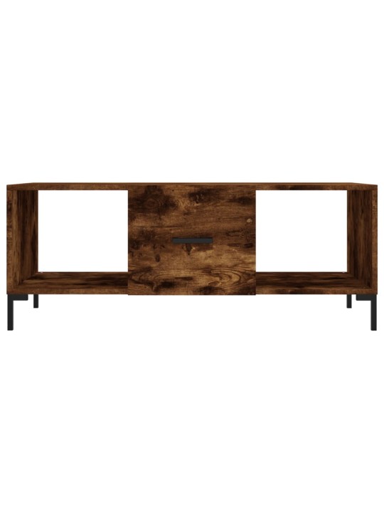 Konferenční stolek kouřový dub 102x50x40 cm kompozitní dřevo