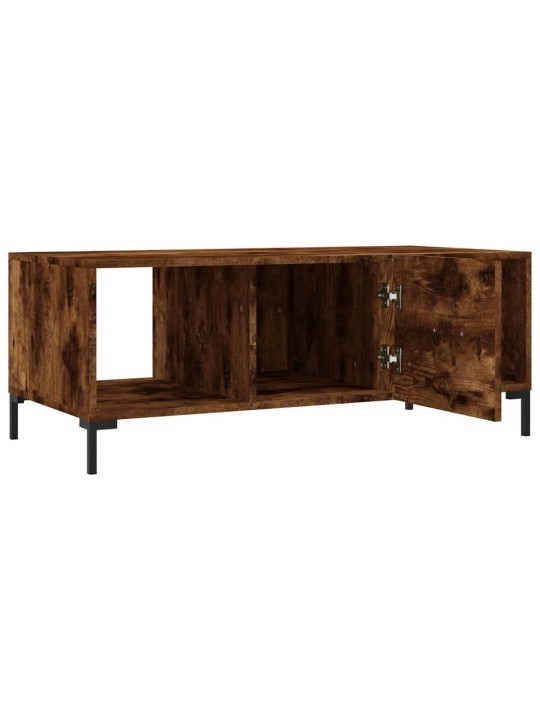 Konferenční stolek kouřový dub 102x50x40 cm kompozitní dřevo