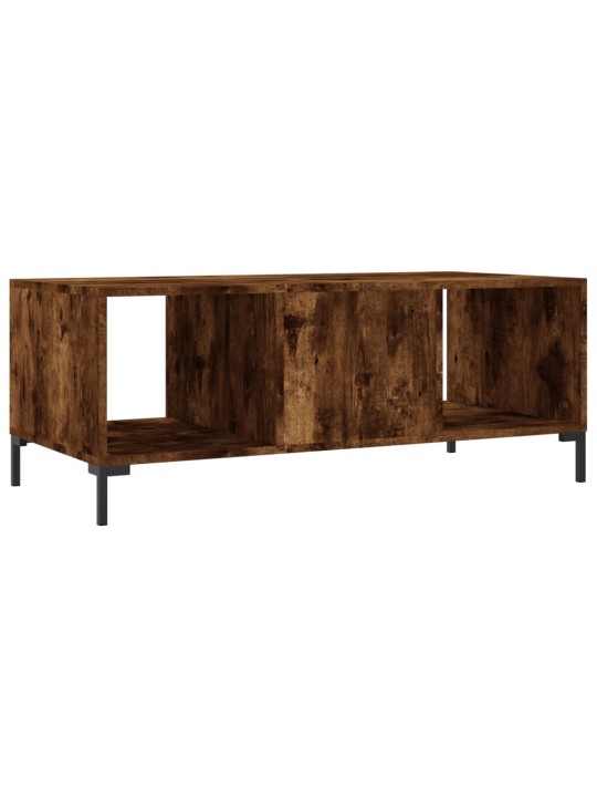 Konferenční stolek kouřový dub 102x50x40 cm kompozitní dřevo