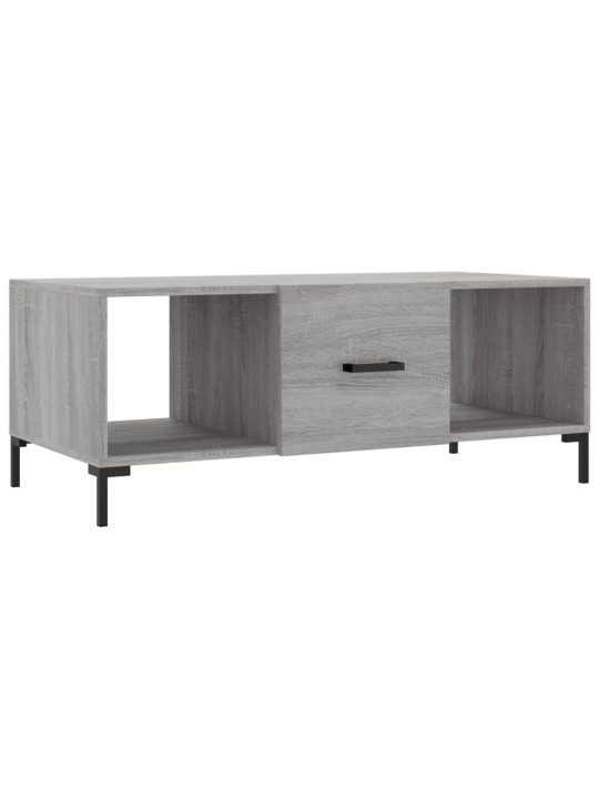 Konferenční stolek šedý sonoma 102x50x40 cm kompozitní dřevo