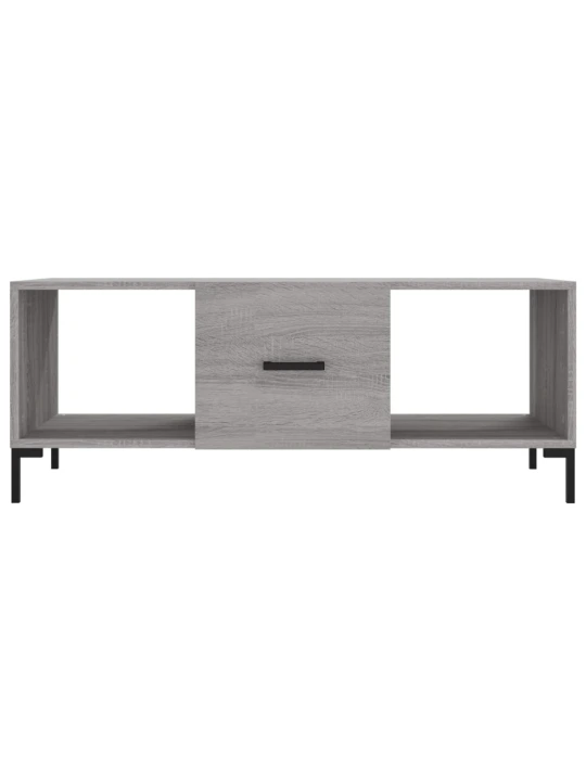 Konferenční stolek šedý sonoma 102x50x40 cm kompozitní dřevo