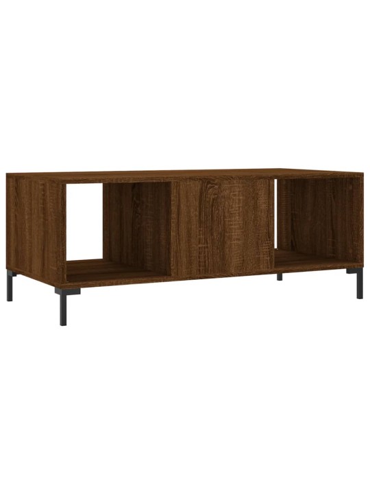 Konferenční stolek hnědý dub 102 x 50 x 40 cm kompozitní dřevo