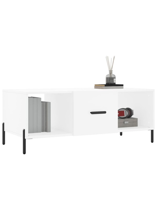 Konferenční stolek bílý 102 x 50 x 40 cm kompozitní dřevo