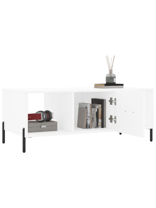 Konferenční stolek bílý 102 x 50 x 40 cm kompozitní dřevo