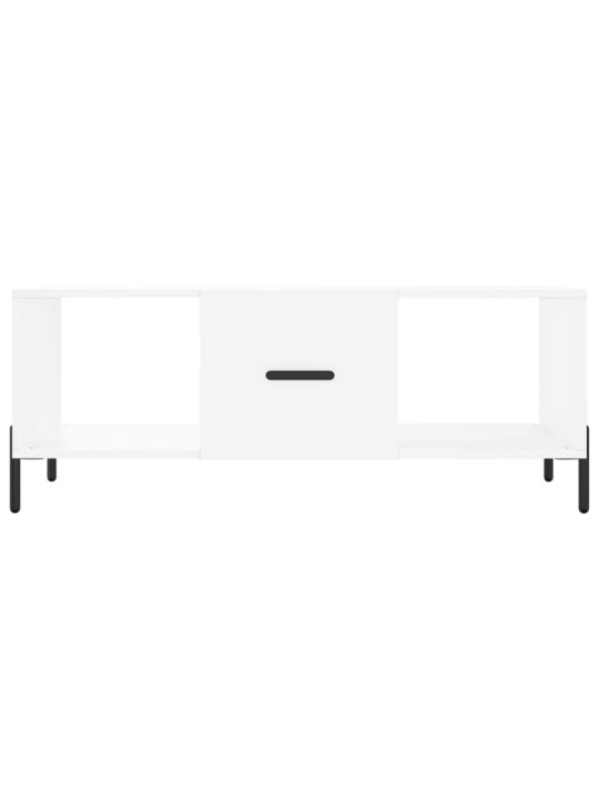 Konferenční stolek bílý 102 x 50 x 40 cm kompozitní dřevo