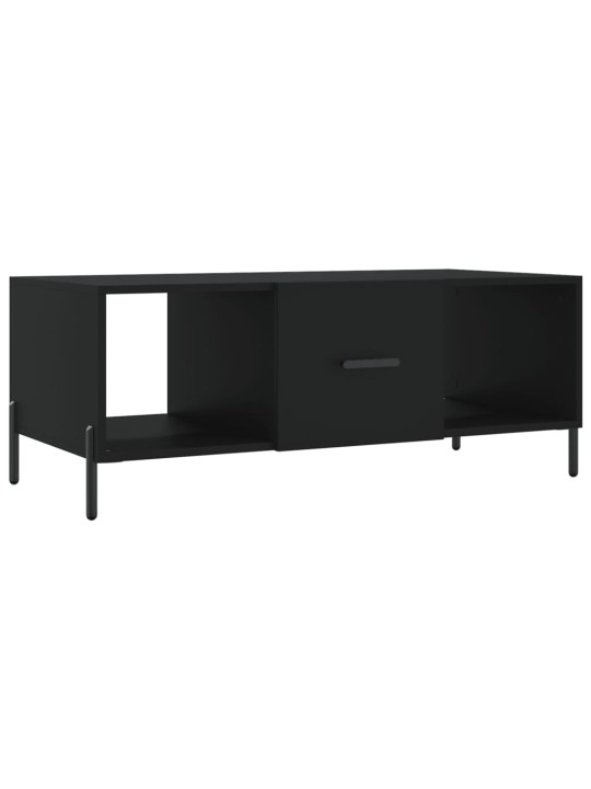 Konferenční stolek černý 102 x 50 x 40 cm kompozitní dřevo