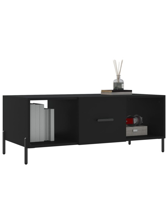Konferenční stolek černý 102 x 50 x 40 cm kompozitní dřevo