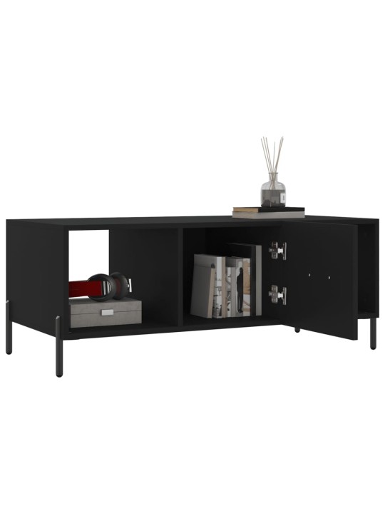 Konferenční stolek černý 102 x 50 x 40 cm kompozitní dřevo