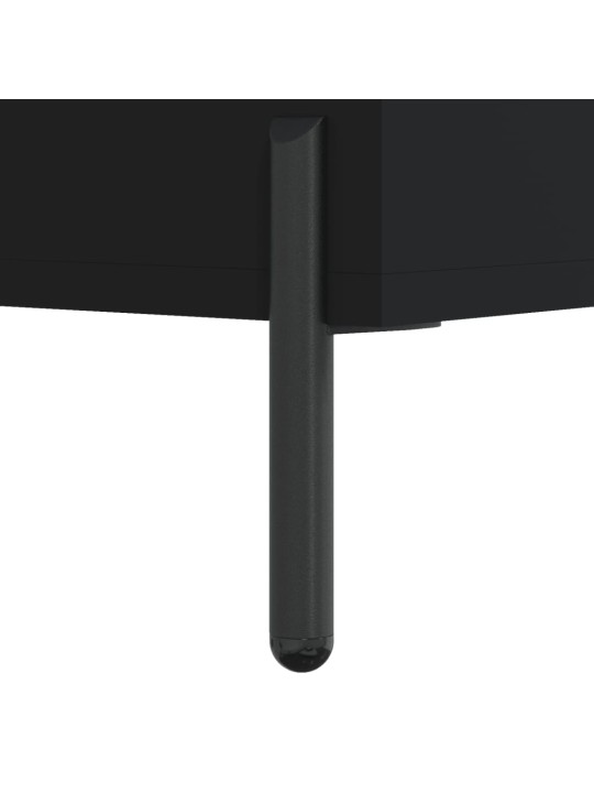 Konferenční stolek černý 102 x 50 x 40 cm kompozitní dřevo