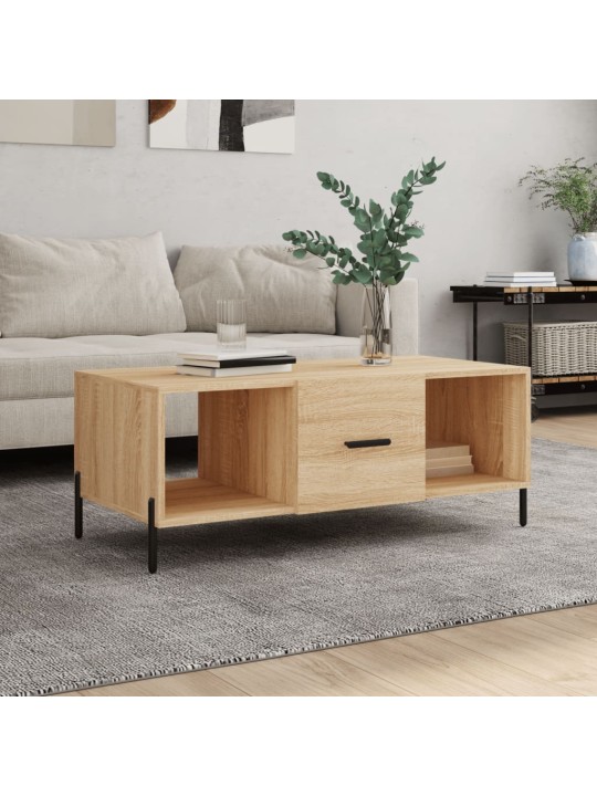 Konferenční stolek dub sonoma 102 x 50 x 40 cm kompozitní dřevo