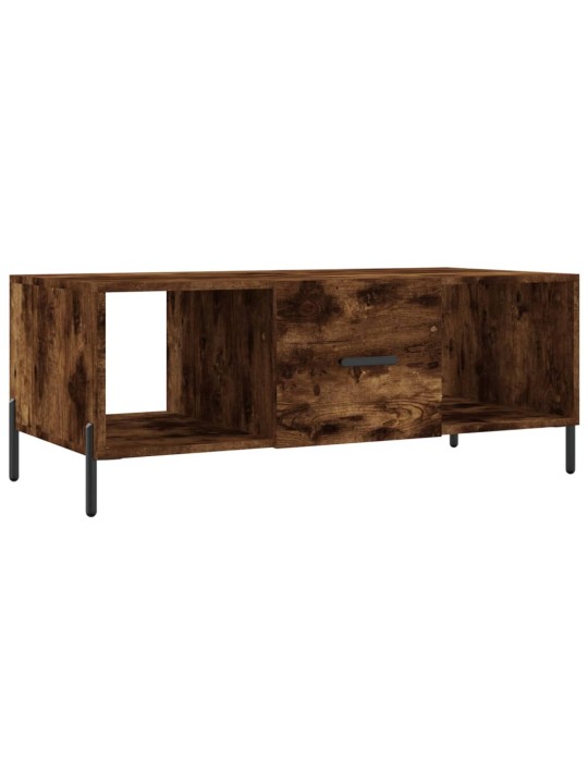 Konferenční stolek kouřový dub 102x50x40 cm kompozitní dřevo
