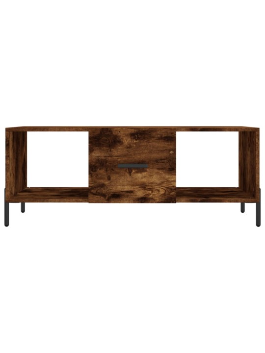 Konferenční stolek kouřový dub 102x50x40 cm kompozitní dřevo