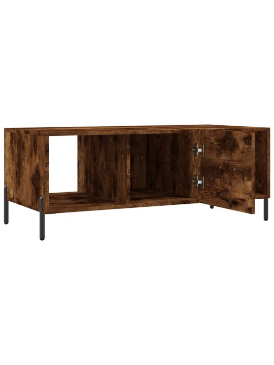 Konferenční stolek kouřový dub 102x50x40 cm kompozitní dřevo