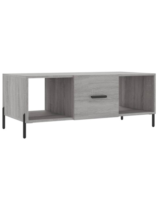 Konferenční stolek šedý sonoma 102x50x40 cm kompozitní dřevo