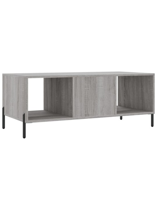 Konferenční stolek šedý sonoma 102x50x40 cm kompozitní dřevo